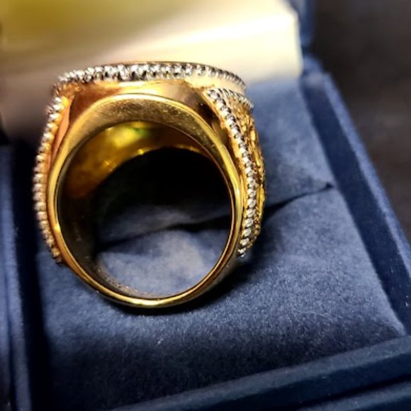 Men's Indian head Ring - Picture 4 of 5